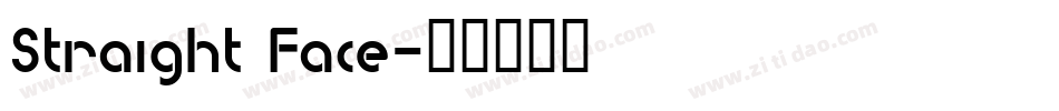 Straight Face字体转换